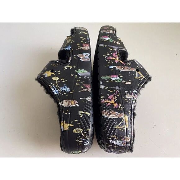 Vera Bradley Crocs Sandals Wizarding World Harry Potter‎ Fur Lined Slides Men 12